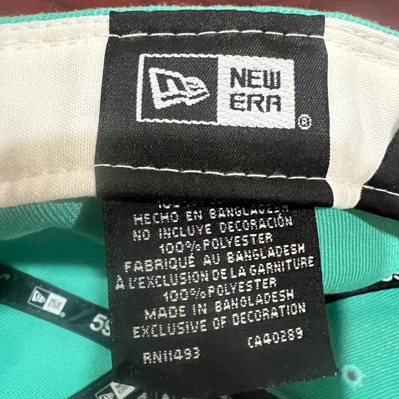 New Era, 59Fifty Fitted Hat, New York Mets, Green & Black - Picture 11 of 11